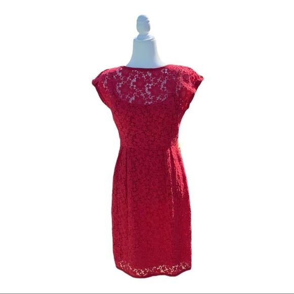 Nanette lepore Crochet Lace Midi Dress - Picture 1 of 9